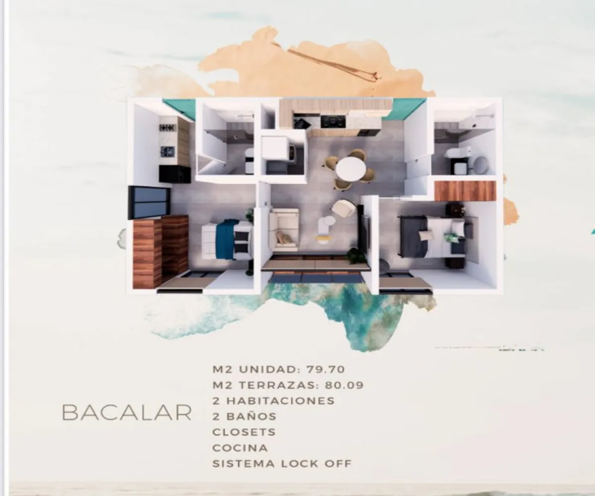 Departamento En Venta,Marina Mazatlán,Avenida del Estero S/N, Mazatlán, Sinaloa 82110, 2 Habitaciones,2 Baños,Avenida del Estero,1,pDuTdXd