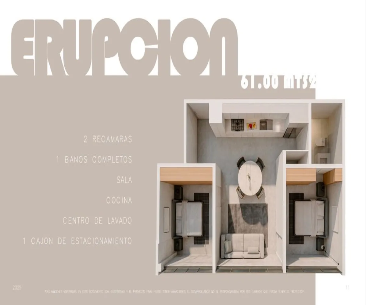 Departamento En Venta,Colli Urbano,Calle Volcán Popocatépetl 6219, Zapopan, Jalisco 45070, 2 Habitaciones,2 Baños,Calle Volcán Popocatépetl,1,pKIMcvC