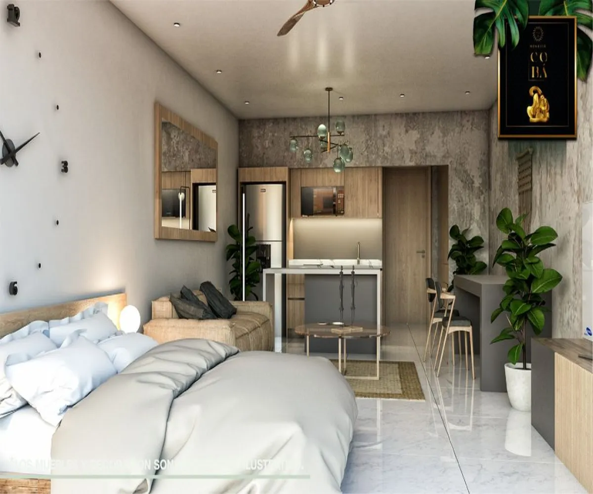 Departamento En Venta,Tulum Centro,Avenida Tulum 12, Tulum, Quintana Roo 77717, 1 Cuarto,1 Baño,Avenida Tulum,1,p7UpaSf