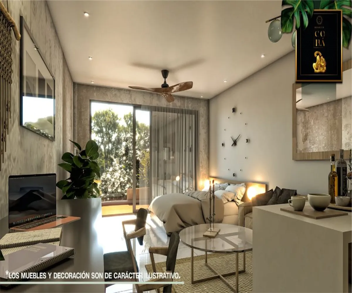 Departamento En Venta,Tulum Centro,Avenida Tulum 12, Tulum, Quintana Roo 77717, 1 Cuarto,1 Baño,Avenida Tulum,1,p7UpaSf