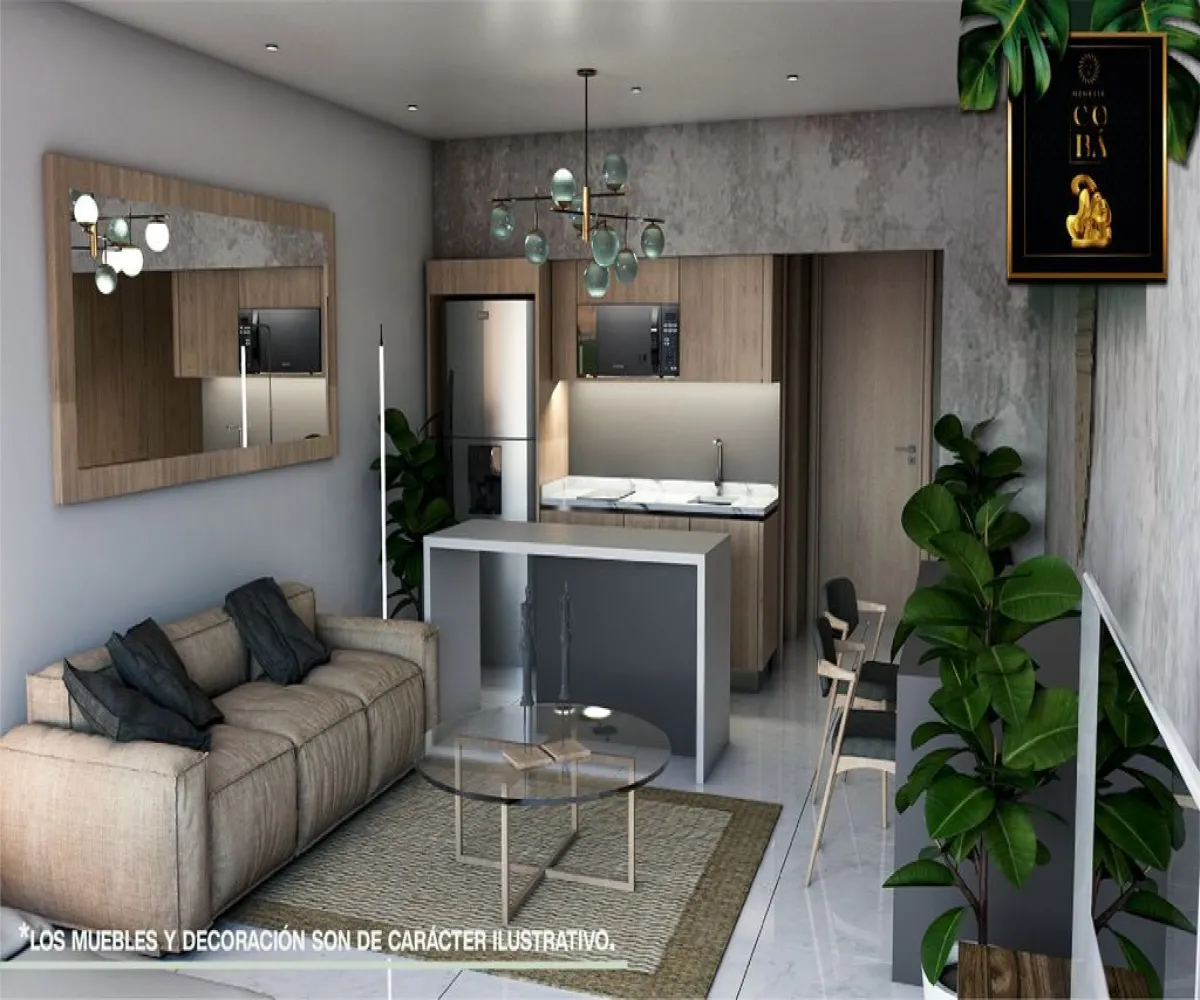 Departamento En Venta,Tulum Centro,Avenida Tulum 12, Tulum, Quintana Roo 77717, 1 Cuarto,1 Baño,Avenida Tulum,1,p7UpaSf