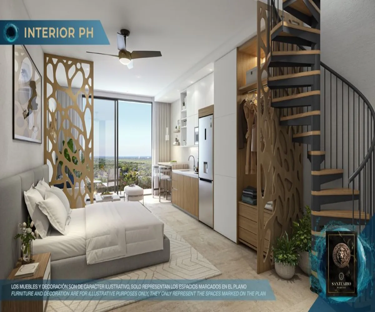 Departamento En Venta,Centro,Carretera Cancún - Tulum 13, Solidaridad, Quintana Roo 77712, 1 Cuarto,1 Baño,Carretera Cancún - Tulum,1,pJYzobS