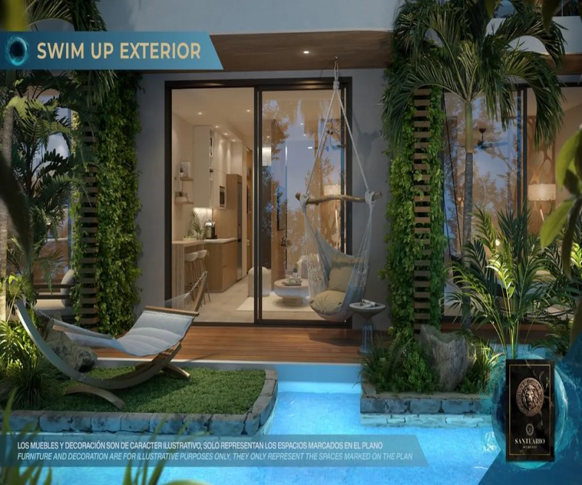 Departamento En Venta,Centro,Carretera Cancún - Tulum 13, Solidaridad, Quintana Roo 77712, 1 Cuarto,1 Baño,Carretera Cancún - Tulum,1,pJYzobS