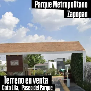 Terreno en venta en coto lila, paseos del parque, parque metropolitano, zapopan