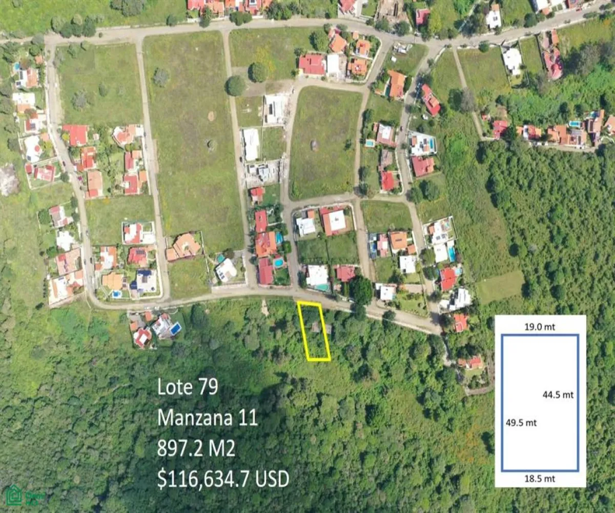 Terreno En Venta,Brisas de Chapala,Brisas del Sur Lote 79 MZ 11, Chapala, Jalisco 45901,Brisas del Sur,MX251055550