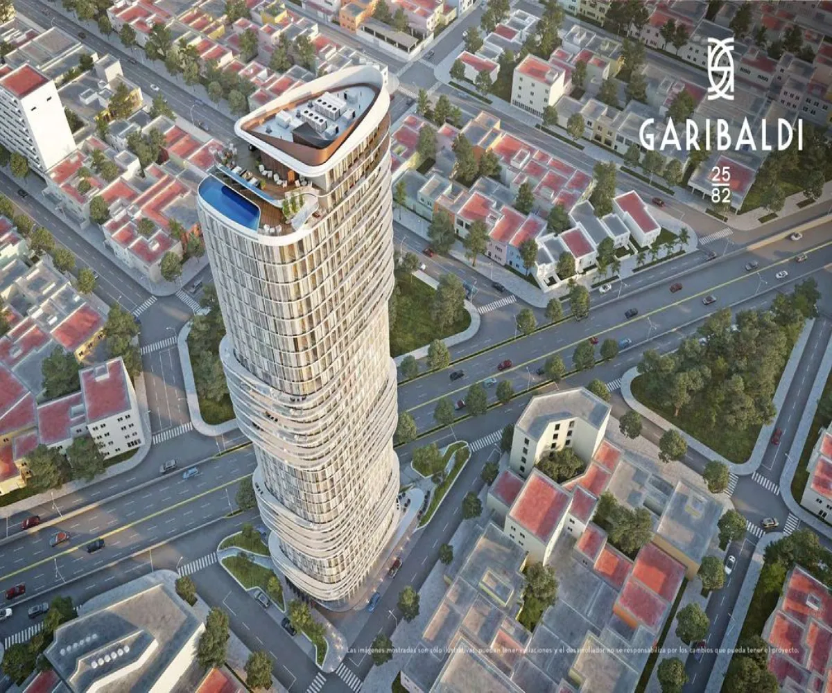 Departamento En Venta,Ladrón de Guevara,GARIBALDI 2582, Guadalajara, Jalisco 44600, 2 Habitaciones,2 Baños,GARIBALDI,1,po2Ue7I