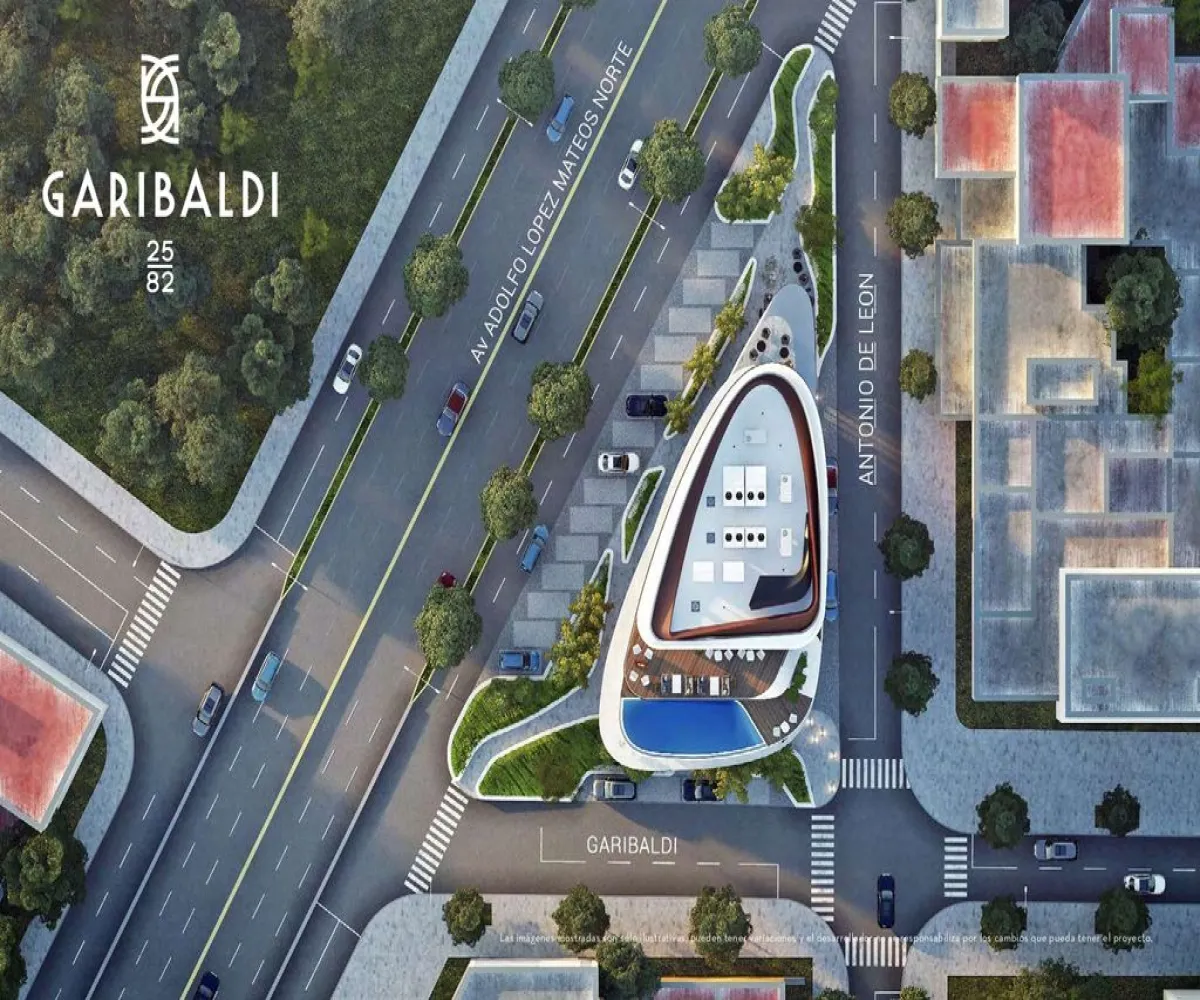 Departamento En Venta,Ladrón de Guevara,GARIBALDI 2582, Guadalajara, Jalisco 44600, 2 Habitaciones,2 Baños,GARIBALDI,1,po2Ue7I