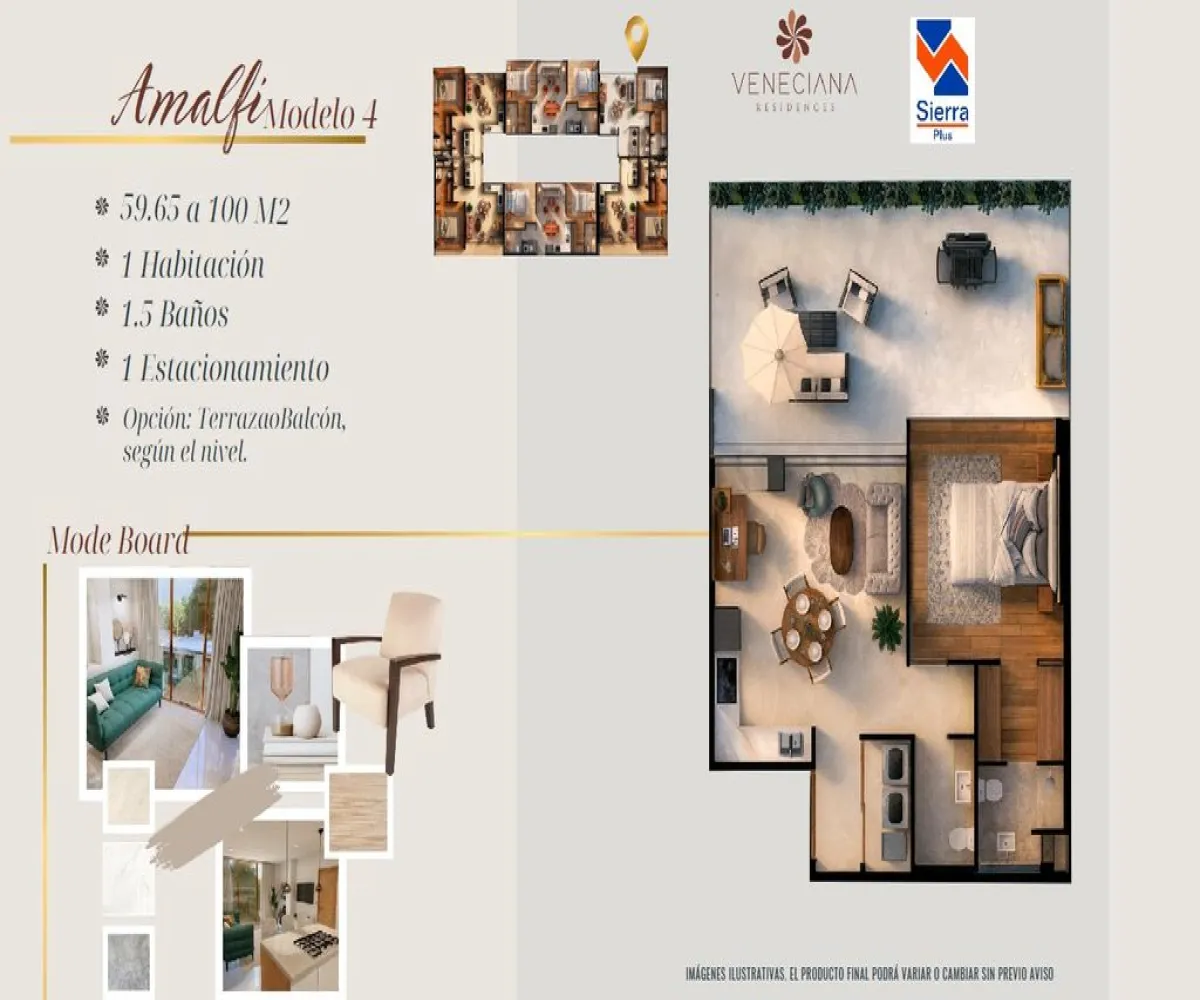 Departamento En Venta,Italia Providencia,Venecia 2520, Guadalajara, Jalisco 44648, 1 Cuarto,1 Baño,Venecia,1,pwKtGOY