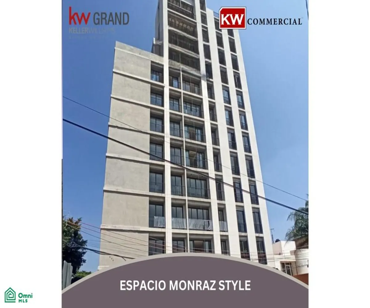 Departamento En Renta,Fraccionamiento Monraz,Av. Juan Palomar y Arias 510, Guadalajara, Jalisco 44680, 2 Habitaciones,2 Baños,Av. Juan Palomar y Arias,MX261068372