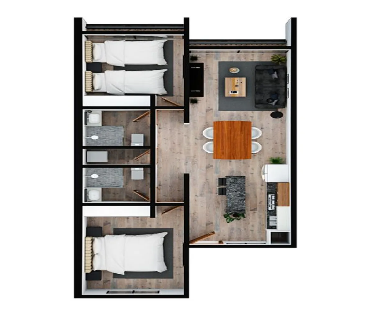 Departamento En Venta,Analco,Calle 5 de Mayo 621, Guadalajara, Jalisco 44460, 2 Habitaciones,2 Baños,Calle 5 de Mayo,1,paIX8JQ