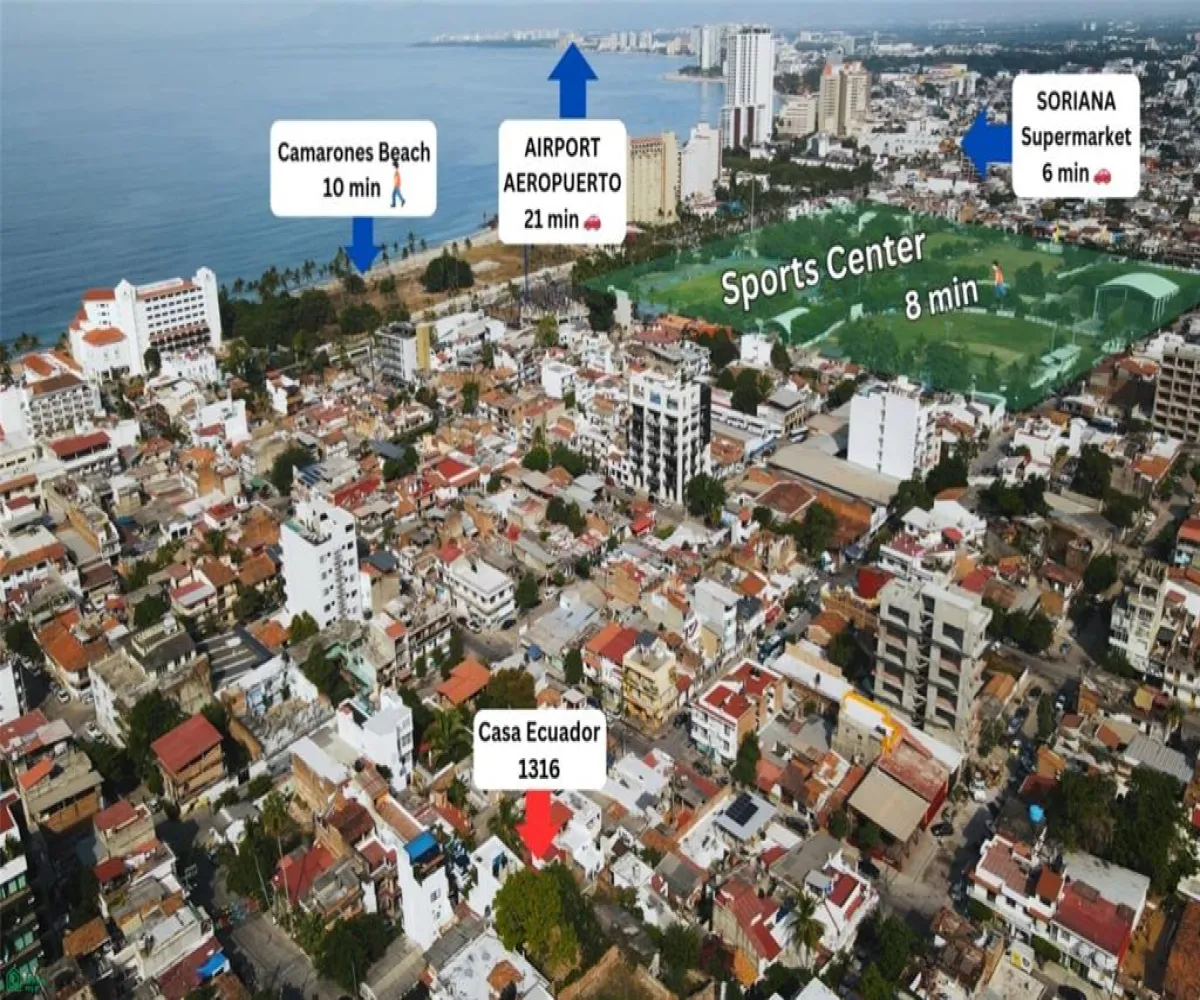 Casa En Venta,5 de Diciembre,Ecuador 1316, Puerto Vallarta, Jalisco 48350, 5 Habitaciones,2 Baños,Ecuador,MX26004311M