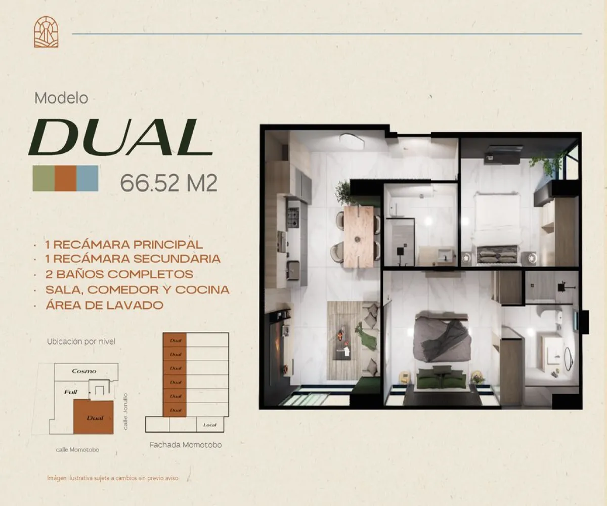 Departamento En Venta,El Colli ,Calle Volcán Jorullo 5779, Zapopan, Jalisco 45070, 1 Cuarto,1 Baño,Calle Volcán Jorullo,1,pM0c4l6