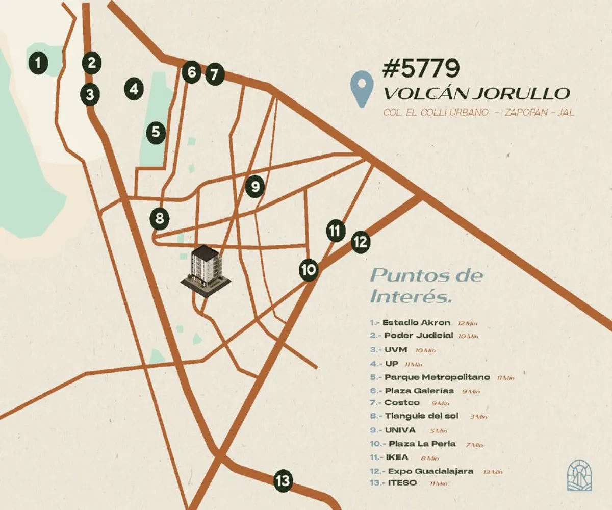 Departamento En Venta,El Colli ,Calle Volcán Jorullo 5779, Zapopan, Jalisco 45070, 1 Cuarto,1 Baño,Calle Volcán Jorullo,1,pM0c4l6