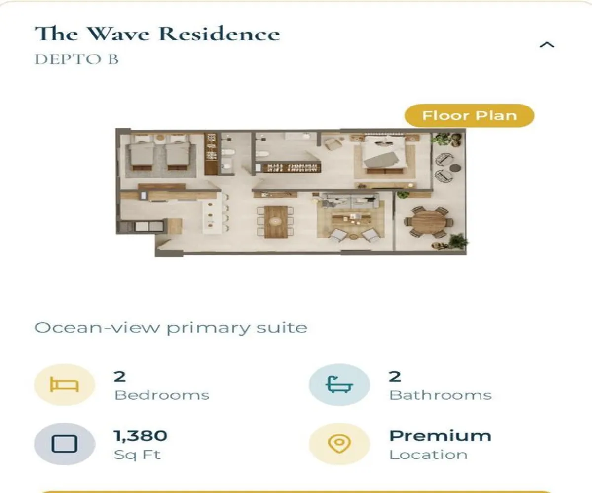 Departamento En Venta,El Tezal,Camino a Solaria Los Cabos S/N, Los Cabos, Baja California Sur 23467, 2 Habitaciones,2 Baños,Camino a Solaria Los Cabos,1,pR6L0nZ