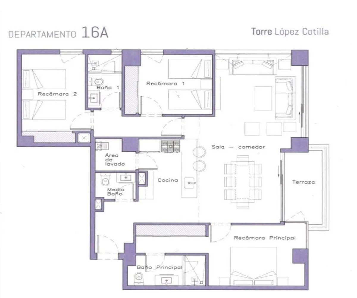 Departamento En Venta,Arcos Vallarta,Calle Manuel López Cotilla 2128, Guadalajara, Jalisco 44130, 3 Habitaciones,2 Baños,Calle Manuel López Cotilla,1,pLX0oXq
