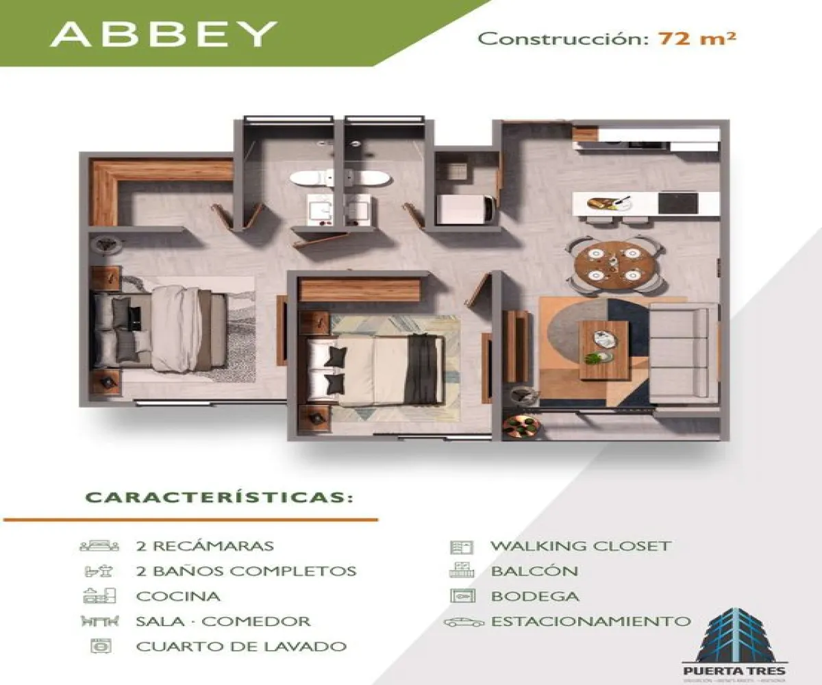 Departamento En Venta,Tlaquepaque,Avenida de los Bosques 1339, San Pedro Tlaquepaque, Jalisco 45610, 2 Habitaciones,2 Baños,Avenida de los Bosques,4,pBnta0z