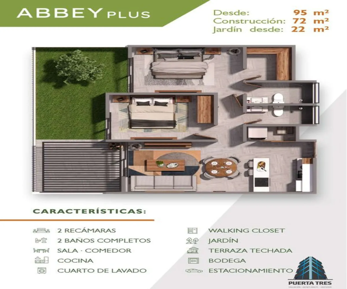 Departamento En Venta,Tlaquepaque,Avenida de los Bosques 1339, San Pedro Tlaquepaque, Jalisco 45610, 2 Habitaciones,2 Baños,Avenida de los Bosques,4,pBnta0z