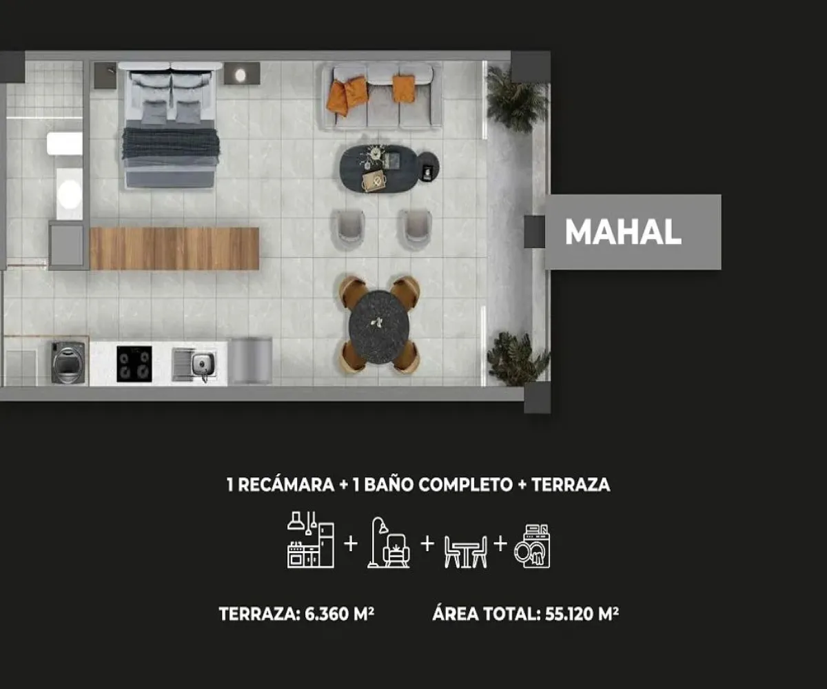 Departamento En Venta,Americana,Avenida Miguel Hidalgo y Costilla 1402 201, Guadalajara, Jalisco 44600, 1 Cuarto,1 Baño,Avenida Miguel Hidalgo y Costilla,1,puurUSk