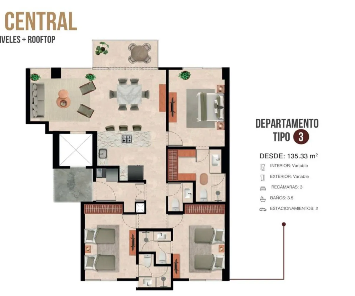 Departamento En Venta,Puerta del Bosque ,Avenida Universidad 2558, Zapopan, Jalisco 45110, 3 Habitaciones,3 Baños,Avenida Universidad,1,pm4Uf2J