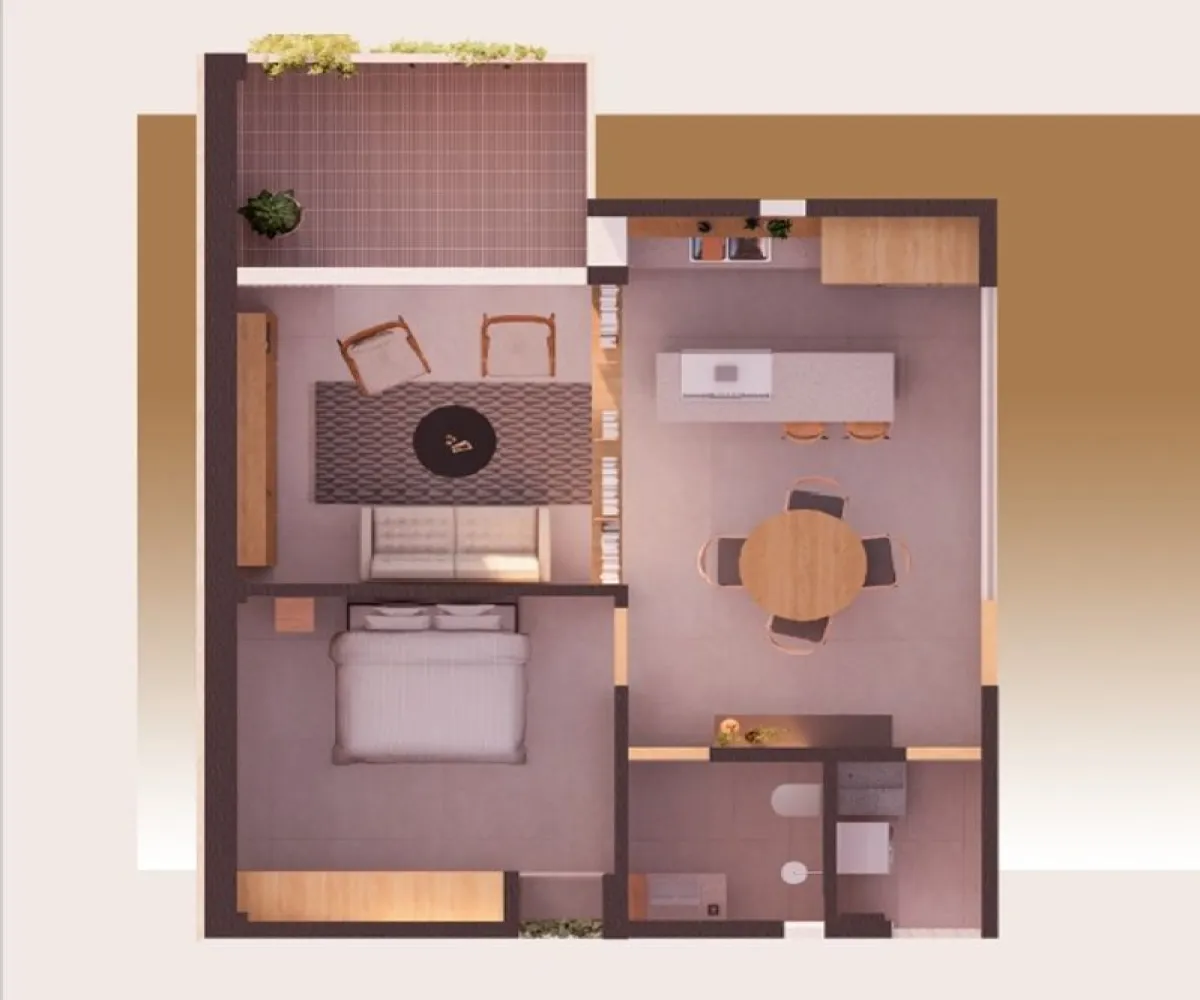 Departamento En Venta,Bosques de La Victoria,Calle Península 2644, Guadalajara, Jalisco 44540, 1 Cuarto,1 Baño,Calle Península,1,poDTuwp