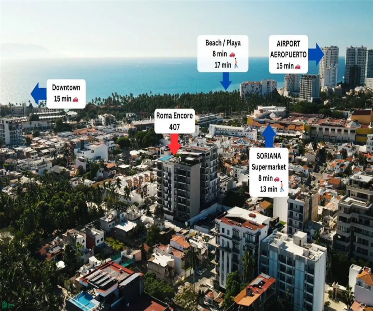 Departamento En Venta,Versalles,Palm Springs 117, Puerto Vallarta, Jalisco 48310, 2 Habitaciones,2 Baños,Palm Springs,MX26004435M