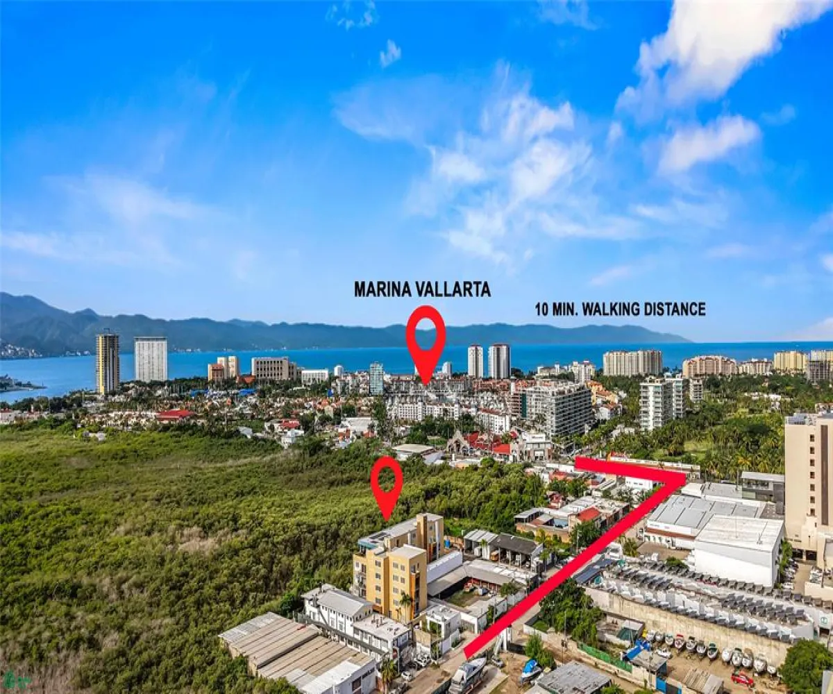 Departamento En Venta,Villa las Flores,INDUSTRIAS 154, Puerto Vallarta, Jalisco 48335, 1 Cuarto,1 Baño,INDUSTRIAS,3,MX26006586M