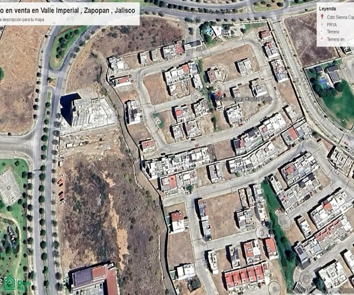 Terreno En Venta,Fraccionamiento Valle Imperial,Av. de la cantera 702, Zapopan, Jalisco 45136,Av. de la cantera,MX261078678