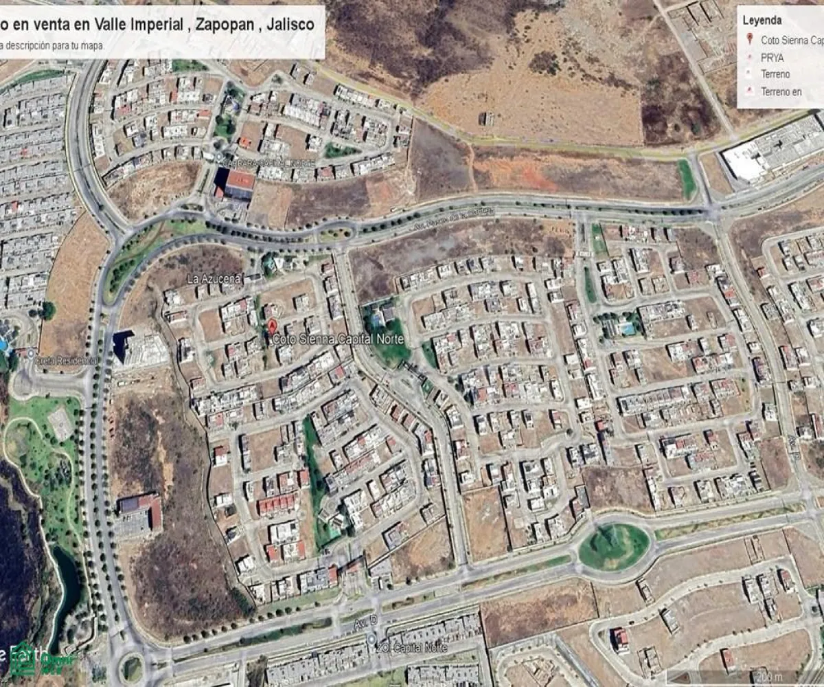 Terreno En Venta,Fraccionamiento Valle Imperial,Av. de la cantera 702, Zapopan, Jalisco 45136,Av. de la cantera,MX261078678