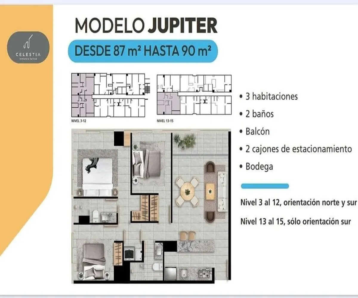 Departamento En PreVenta,Jardines del Bosque,Avenida Niños Héroes 2956, Guadalajara, Jalisco 44520, 3 Habitaciones,2 Baños,Avenida Niños Héroes,1,pWSXY6G