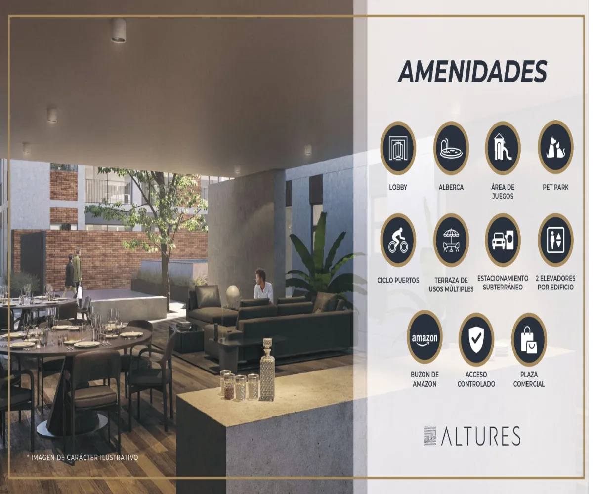 Departamento En PreVenta,Valle Imperial,Av. D 718, Zapopan, Jalisco 45134, 2 Habitaciones,2 Baños,ALTURES,Av. D,554155