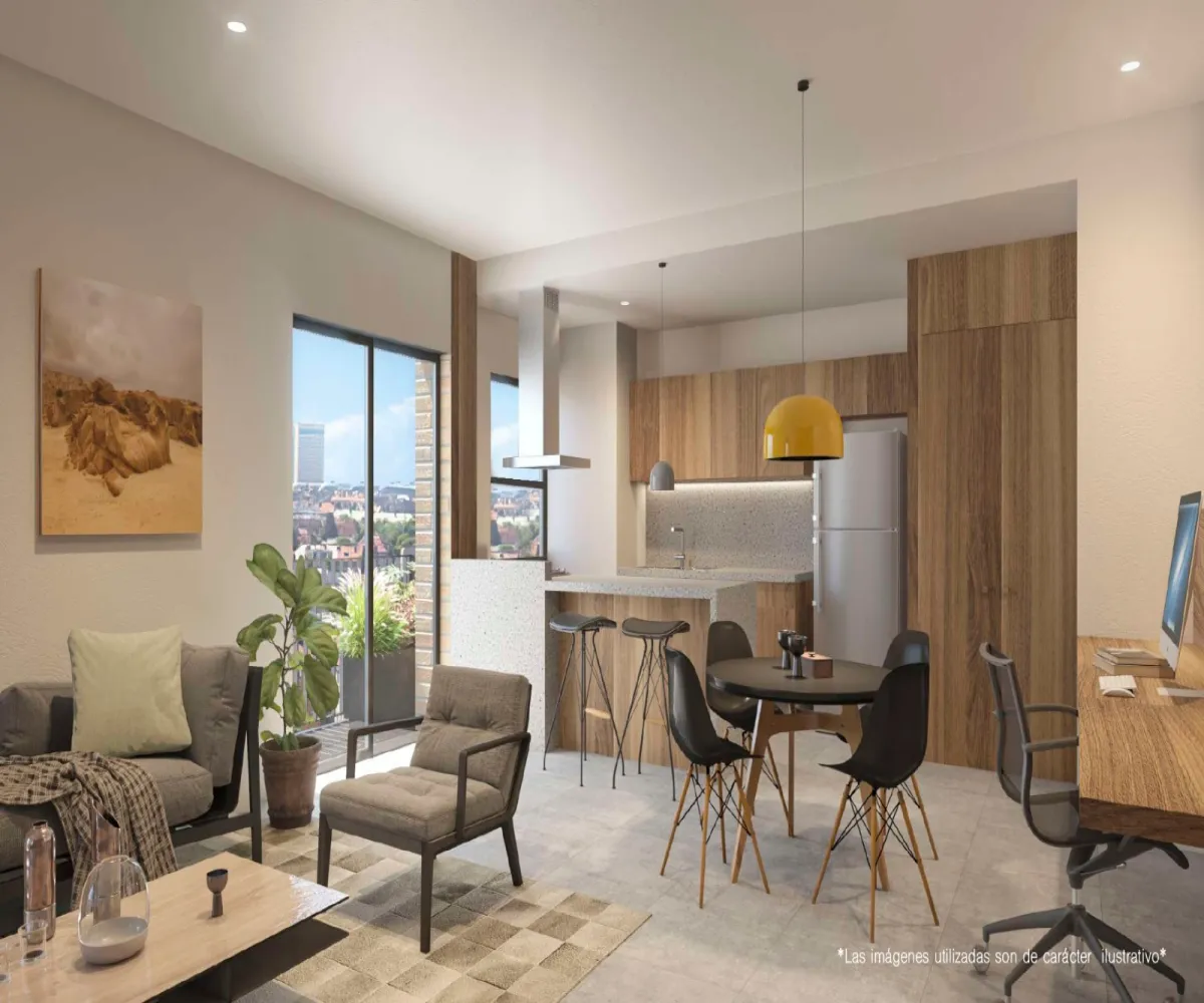 Departamento En PreVenta,Americana,La Paz, Guadalajara, Jalisco 44160, 2 Habitaciones,1 Baño,Cardenal Living,La Paz ,6,554156