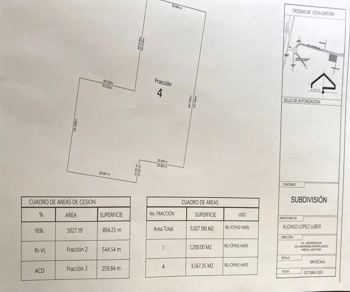 Terreno En Venta,Puerta las Lomas,Av. Universidad S/N, Zapopan, Jalisco 45019,Av. Universidad ,prpRaEe