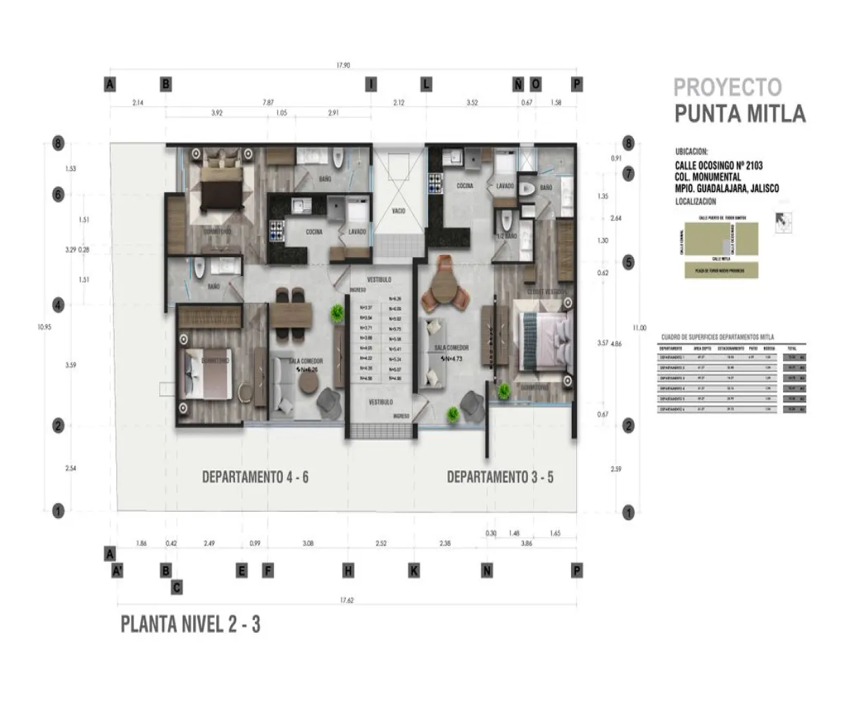 Departamento En Venta,Monumental,Ocosingo 2103 4, Guadalajara, Jalisco 44320, 2 Habitaciones,2 Baños,Ocosingo,2,p1jVL2e