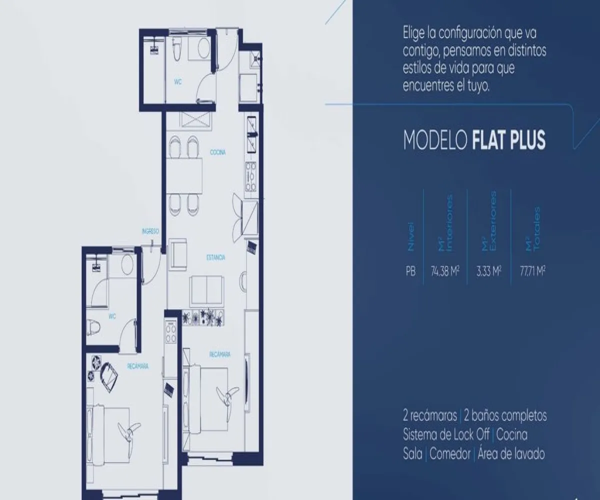 Departamento En Venta,Ciudad Granja,Calzada de los Fresnos 7049, Zapopan, Jalisco 45010, 2 Habitaciones,2 Baños,Calzada de los Fresnos ,6,phdfonH