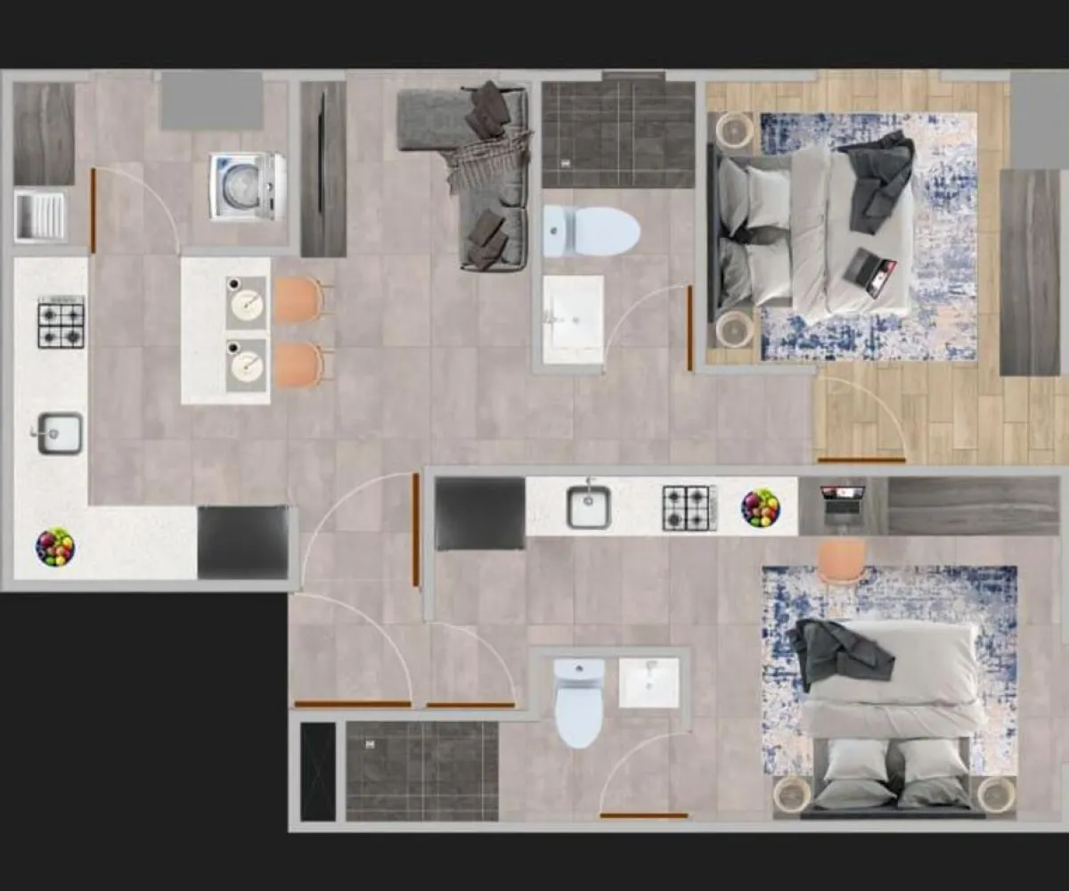 Departamento En Venta,Ladrón de Guevara,Av Miguel hidalgo y costilla 1618, Guadalajara, Jalisco 44600, 1 Cuarto,2 Baños,Av Miguel hidalgo y costilla,1,p7MUbOS