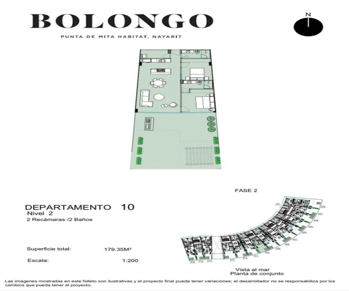 Departamento En Venta,Punta de Mita,Camino Punta de Mita S/N, Bahía de Banderas, Nayarit 63734, 2 Habitaciones,2 Baños,Camino Punta de Mita ,1,prSjUlC