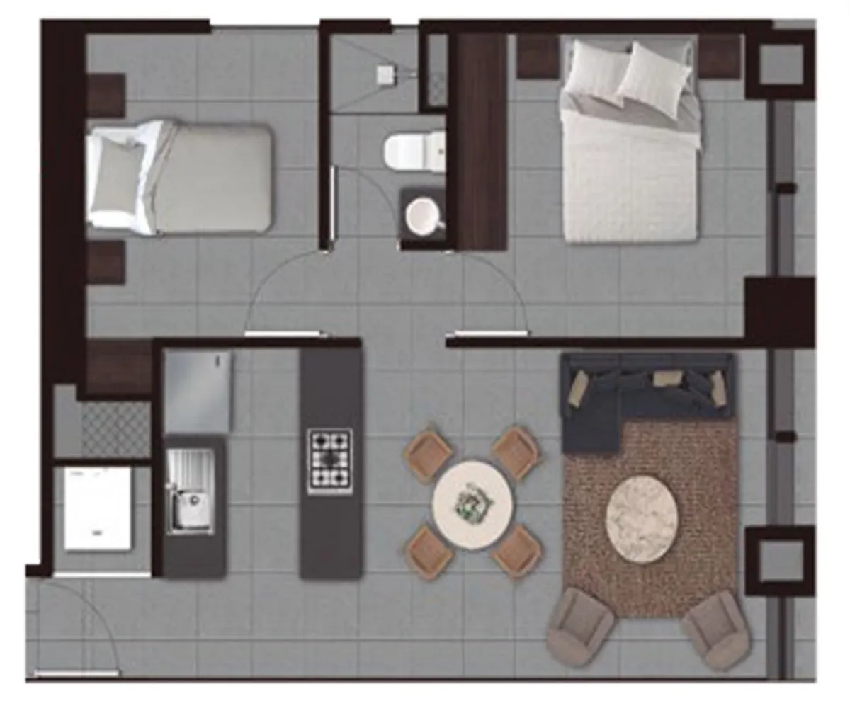 Departamento En Venta,Moderna,Juan Luis de Alarcón 519, Guadalajara, Jalisco 44190, 1 Cuarto,1 Baño,Juan Luis de Alarcón ,10,pS61MAM